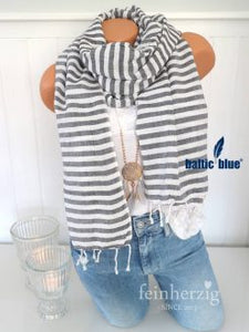 Baltic Blue Tuch Jana-Navy-One-Size